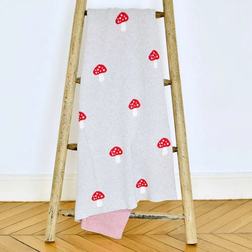 SEVIRA KIDS Couverture Bébé En Coton Bio Champi TU 5 SEVIRA KIDS Couverture Bébé En Coton Bio Champi TU – Image 5