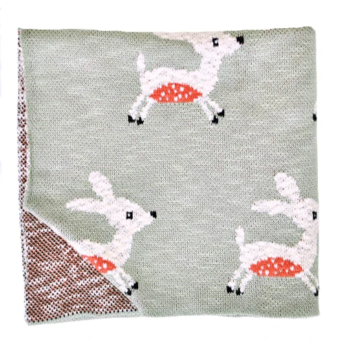 SEVIRA KIDS Couverture Bébé En Coton Bio Faon TU 2 SEVIRA KIDS Couverture Bébé En Coton Bio Faon TU – Image 2
