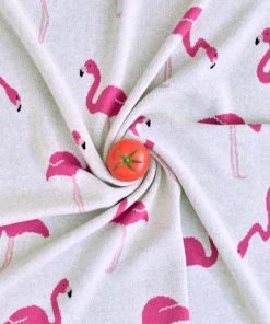 SEVIRA KIDS Couverture Bébé En Coton Bio Flamant TU -Bloom-boutique couverture bebe en coton bio flamant tu 4