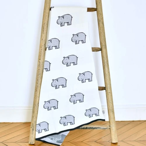 SEVIRA KIDS Couverture Bébé En Coton Bio Hippo TU 6 SEVIRA KIDS Couverture Bébé En Coton Bio Hippo TU – Image 6