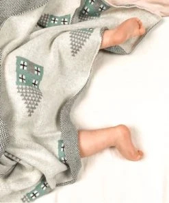 SEVIRA KIDS Couverture Bébé En Coton Bio Maisons TU -Bloom-boutique couverture bebe en coton bio maisons tu 2