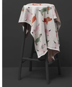 SEVIRA KIDS Couverture Bébé En Coton Bio Motifs Chiens 80 X 100 Cm -Bloom-boutique couverture bebe en coton bio motifs chiens 80 x 100 cm 2