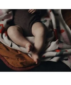 SEVIRA KIDS Couverture Bébé En Coton Bio Motifs Chiens 80 X 100 Cm -Bloom-boutique couverture bebe en coton bio motifs chiens 80 x 100 cm 3