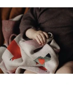 SEVIRA KIDS Couverture Bébé En Coton Bio Motifs Chiens 80 X 100 Cm -Bloom-boutique couverture bebe en coton bio motifs chiens 80 x 100 cm 5