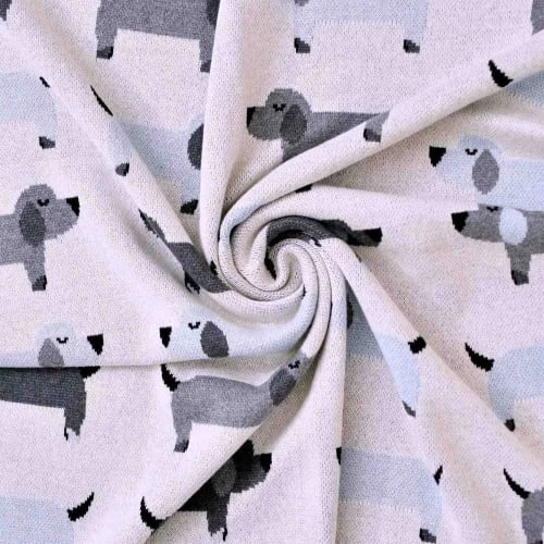 SEVIRA KIDS Couverture Bébé En Coton Bio Motifs Chiens 80 X 100 Cm 1 SEVIRA KIDS Couverture Bébé En Coton Bio Motifs Chiens 80 X 100 Cm