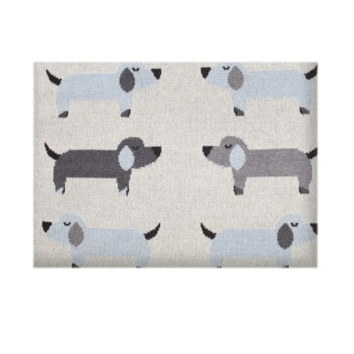 SEVIRA KIDS Couverture Bébé En Coton Bio Motifs Chiens 80 X 100 Cm 2 SEVIRA KIDS Couverture Bébé En Coton Bio Motifs Chiens 80 X 100 Cm – Image 2