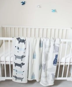 SEVIRA KIDS Couverture Bébé En Coton Bio Motifs Chiens 80 X 100 Cm 9 SEVIRA KIDS Couverture Bébé En Coton Bio Motifs Chiens 80 X 100 Cm -Bloom-boutique couverture bebe en coton bio motifs chiens 80 x 100 cm 9