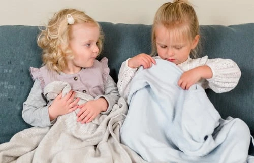 Kindsgut Couverture Bébé En Coton Bleu 4 Kindsgut Couverture Bébé En Coton Bleu – Image 4