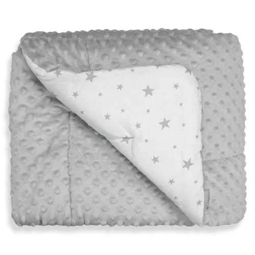 SEVIRA KIDS Couverture Bébé En Coton Et Minky 100 X 75 Cm 3 SEVIRA KIDS Couverture Bébé En Coton Et Minky 100 X 75 Cm – Image 3