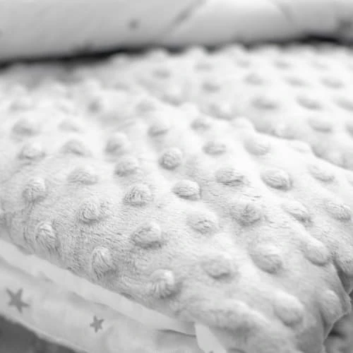 SEVIRA KIDS Couverture Bébé En Coton Et Minky 100 X 75 Cm 2 SEVIRA KIDS Couverture Bébé En Coton Et Minky 100 X 75 Cm – Image 2