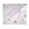 SEVIRA KIDS Couverture Bébé En Coton Et Minky 70 X 95 Cm