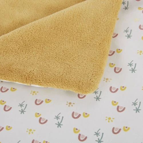 Maisons Du Monde Couverture Bébé En Coton Motifs Palmiers Et Arcs-en-ciel Multicolores 2 Maisons Du Monde Couverture Bébé En Coton Motifs Palmiers Et Arcs-en-ciel Multicolores – Image 2