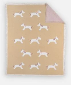 Noukie's Couverture Bébé En Tricot Lina La Licorne Lina & Joy (75 X 100 Cm) -Bloom-boutique couverture bebe en tricot lina la licorne lina joy 75 x 100 cm 4