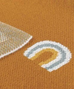 Noukie's Couverture Bébé En Tricot TSO Ocre (75 X 100 Cm) -Bloom-boutique couverture bebe en tricot tso ocre 75 x 100 cm 2