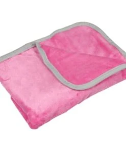 KINOUSSES Couverture Bébé Marron Flanelle -Bloom-boutique couverture bebe fuchsia flanelle 3