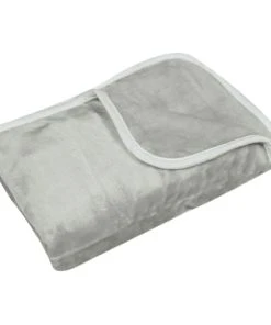 KINOUSSES Couverture Bébé Gris Flanelle