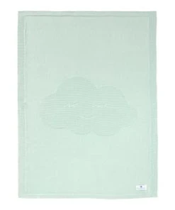 Nordic Coast Couverture Bébé Nuage Coton Vert 100x70 Cm -Bloom-boutique couverture bebe nuage coton vert 100x70 cm 3