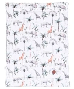 SEVIRA KIDS Couverture Bébé Réversible Safari TU -Bloom-boutique couverture bebe reversible safari tu 5