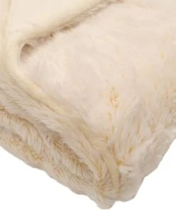 Alternative view of Home Maison Couverture Bébé Snow Doublée En Coton Crème 75x100