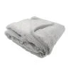 Home Maison Couverture Bébé Snow Doublée En Coton Gris 75x100