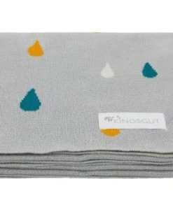Kindsgut Couverture Bébé Tricotée Ultra-douce 100% Coton Multicolore