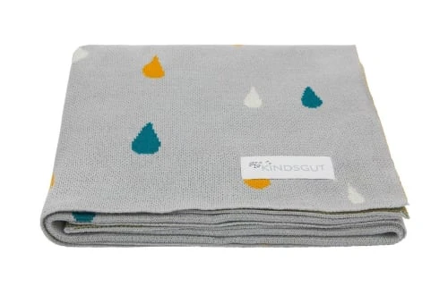 Kindsgut Couverture Bébé Tricotée Ultra-douce 100% Coton Multicolore 1 Kindsgut Couverture Bébé Tricotée Ultra-douce 100% Coton Multicolore