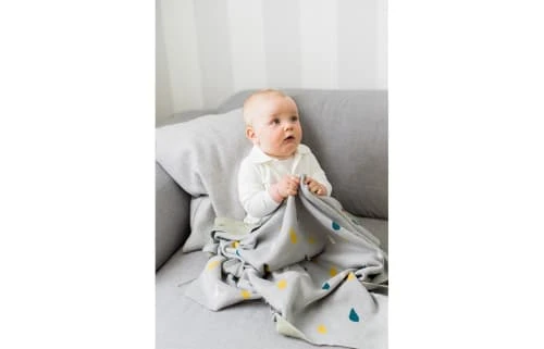 Kindsgut Couverture Bébé Tricotée Ultra-douce 100% Coton Multicolore 2 Kindsgut Couverture Bébé Tricotée Ultra-douce 100% Coton Multicolore – Image 2