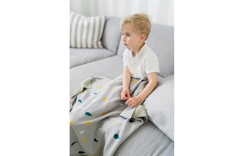Kindsgut Couverture Bébé Tricotée Ultra-douce 100% Coton Multicolore 3 Kindsgut Couverture Bébé Tricotée Ultra-douce 100% Coton Multicolore – Image 3