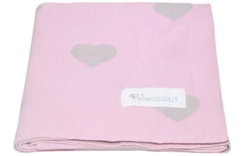 Kindsgut Couverture Bébé Tricotée Ultra-douce 100% Coton Multicolore 1 Kindsgut Couverture Bébé Tricotée Ultra-douce 100% Coton Multicolore