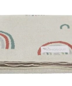 Kindsgut Couverture Bébé Tricotée Ultra-douce 100% Coton Multicolore