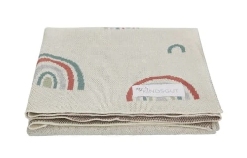 Kindsgut Couverture Bébé Tricotée Ultra-douce 100% Coton Multicolore 1 Kindsgut Couverture Bébé Tricotée Ultra-douce 100% Coton Multicolore