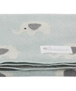 Kindsgut Couverture Bébé Tricotée Ultra-douce 100% Coton Multicolore