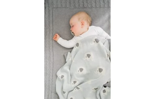 Kindsgut Couverture Bébé Tricotée Ultra-douce 100% Coton Multicolore 3 Kindsgut Couverture Bébé Tricotée Ultra-douce 100% Coton Multicolore – Image 3