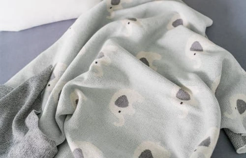 Kindsgut Couverture Bébé Tricotée Ultra-douce 100% Coton Multicolore 5 Kindsgut Couverture Bébé Tricotée Ultra-douce 100% Coton Multicolore – Image 5