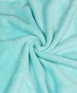 KINOUSSES Couverture Bébé Turquoise Flanelle -Bloom-boutique couverture bebe turquoise flanelle 2
