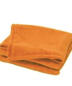 Home Maison Couverture Bébé Unie Et Colorée Abricot 75x100