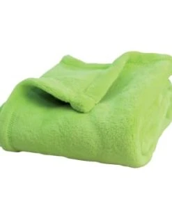 Home Maison Couverture Bébé Unie Et Colorée Abricot 100x150 -Bloom-boutique couverture bebe unie et coloree anis 100x150 1