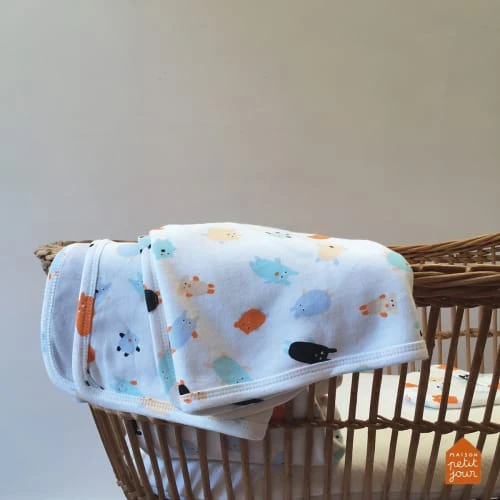 Petit Jour Paris Couverture Coton Multicouleur Bébé 5 Petit Jour Paris Couverture Coton Multicouleur Bébé – Image 5