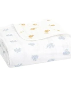 Aden + Anais Couverture De Rêve Dream Blanket Animal Kingdom (120 X 120 Cm)