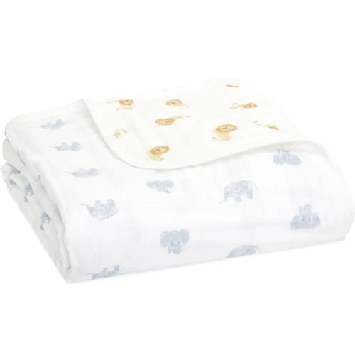 Aden + Anais Couverture De Rêve Dream Blanket Animal Kingdom (120 X 120 Cm) 1 Aden + Anais Couverture De Rêve Dream Blanket Animal Kingdom (120 X 120 Cm)