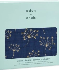 Aden + Anais Couverture De Rêve Dream Blanket Métallique Gold Deco (120 X 120 Cm) 8 Aden + Anais Couverture De Rêve Dream Blanket Métallique Gold Deco (120 X 120 Cm) -Bloom-boutique couverture de reve dream blanket metallique gold deco 120 x 120 cm 3