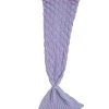 Crochetts Couverture De Sirène En écailles Violettes 70X140 Cm