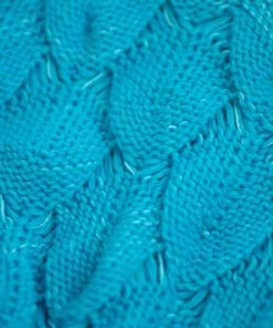 Crochetts Couverture En écailles De Sirène Bleue 70X140 Cm -Bloom-boutique couverture en ecailles de sirene bleue 70x140 cm 2