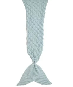 Crochetts Couverture En écailles De Sirène Vert 90X195 Cm