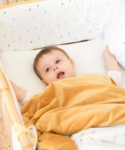 Bloom-boutique -Bloom-boutique couverture en velours cache cache en foret 100 x 140 cm 1