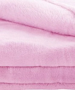 Alternative view of Home Maison Couverture Enfant En Microfibre Rose 150 X 100