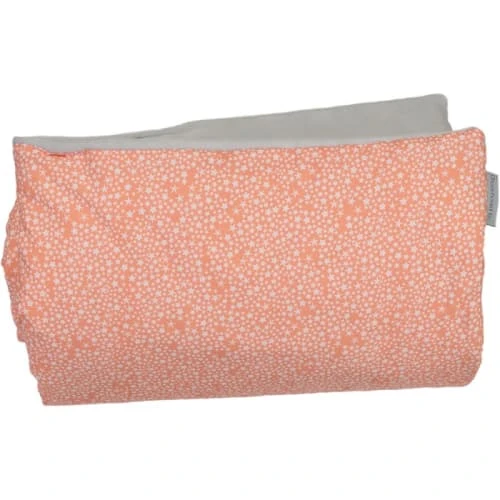 Chouchouette Couverture étoiles Corail 120x90 2 Chouchouette Couverture étoiles Corail 120x90 – Image 2