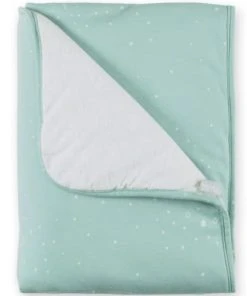 Bemini Couverture Frizy étoiles Et Lunes Vert (75 X 100 Cm)