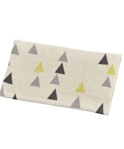 Sauthon Couverture Maille 100x80cm En Coton Beige