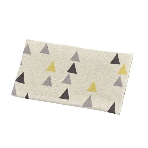 Sauthon Couverture Maille 100x80cm En Coton Beige 1 Sauthon Couverture Maille 100x80cm En Coton Beige